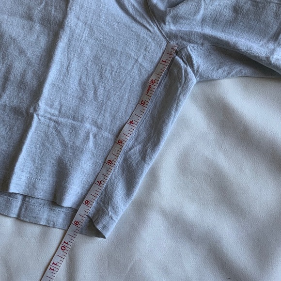 Saks Fifth Avenue Men's Light blue Flat Front Shorts - Picture 6 of 9